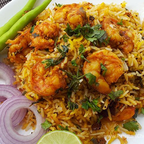 Prawn Biryani at Home